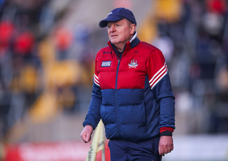 Cork manager John Cleary. Picture: INPHO/Tom Maher