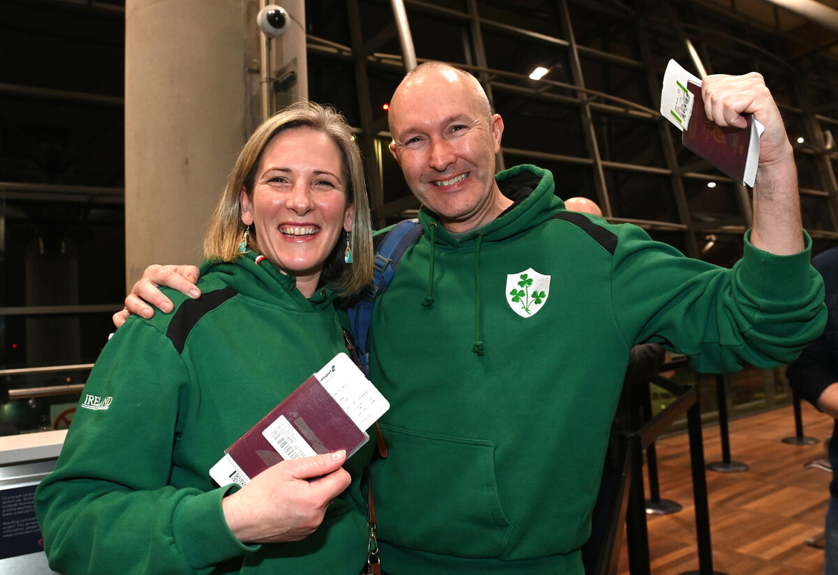  Gertie and Paul Hayes, Courtmacsherry, off to Paris.