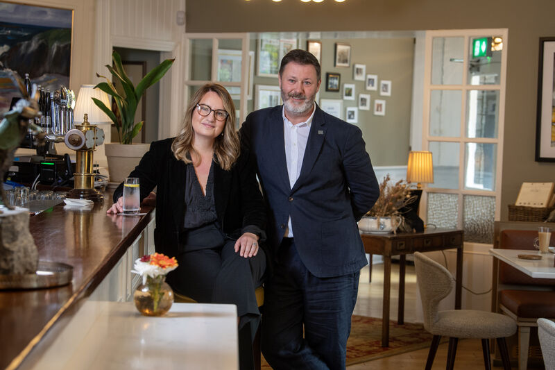 Kenmare native Patrick Hanley returns home with his wife Aileen Hanley to take the reins of The Lansdowne Kenmare Hotel – 24 years after his parents sold the business. Photo By: Domnick Walsh