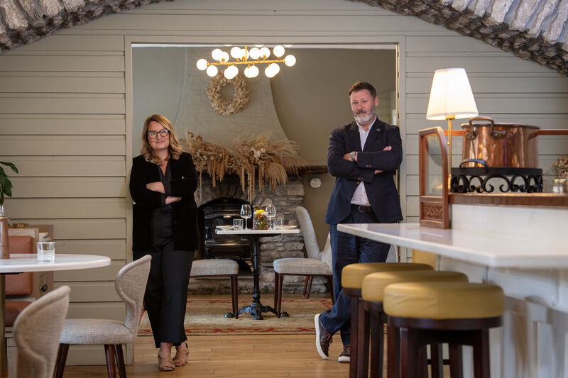 Kenmare native Patrick Hanley returns home with his wife Aileen Hanley to take the reins of The Lansdowne Kenmare Hotel – 24 years after his parents sold the business. Photo By: Domnick Walsh