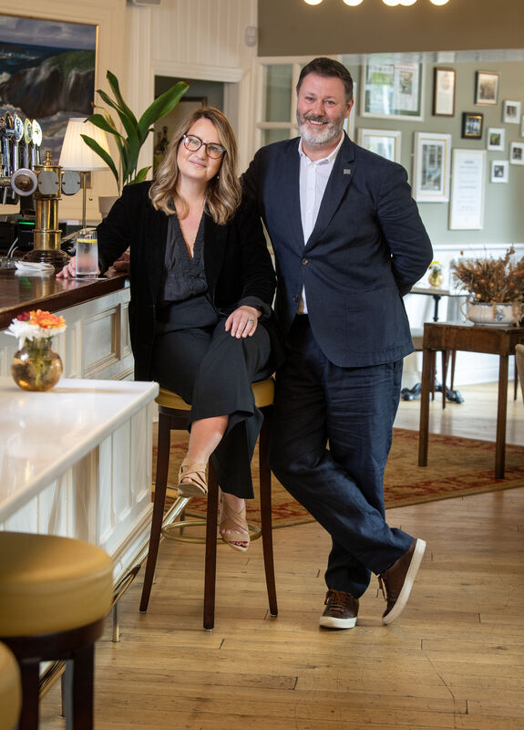 Kenmare native Patrick Hanley returns home with his wife Aileen Hanley to take the reins of The Lansdowne Kenmare Hotel – 24 years after his parents sold the business. Photo By: Domnick Walsh