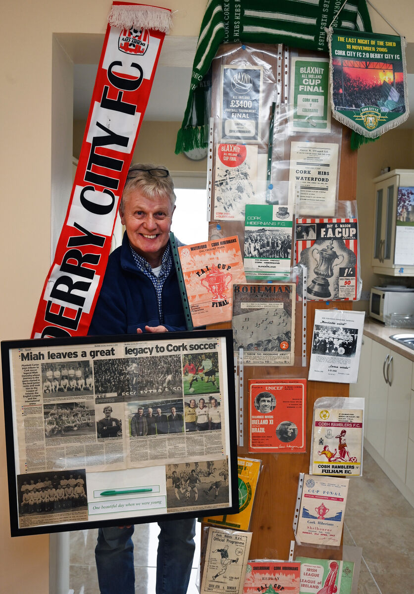 Frank has collected programmes since he was a young boy.	Picture: Eddie O’Hare
                    