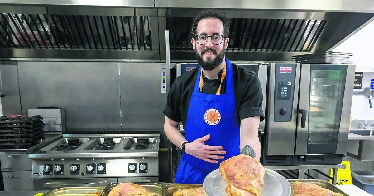 'We can serve between 500 to 700 people hot dinners every day'