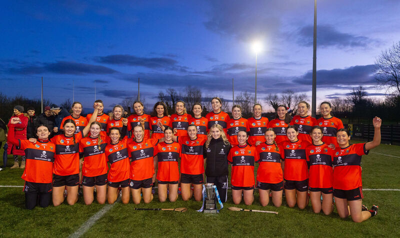 UCC celebrate with the Ashbourne Cup. Picture: INPHO/Tom O’Hanlon