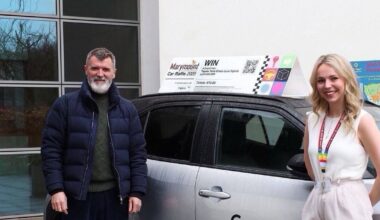 Roy pops in to lend a hand to Marymount fundraiser