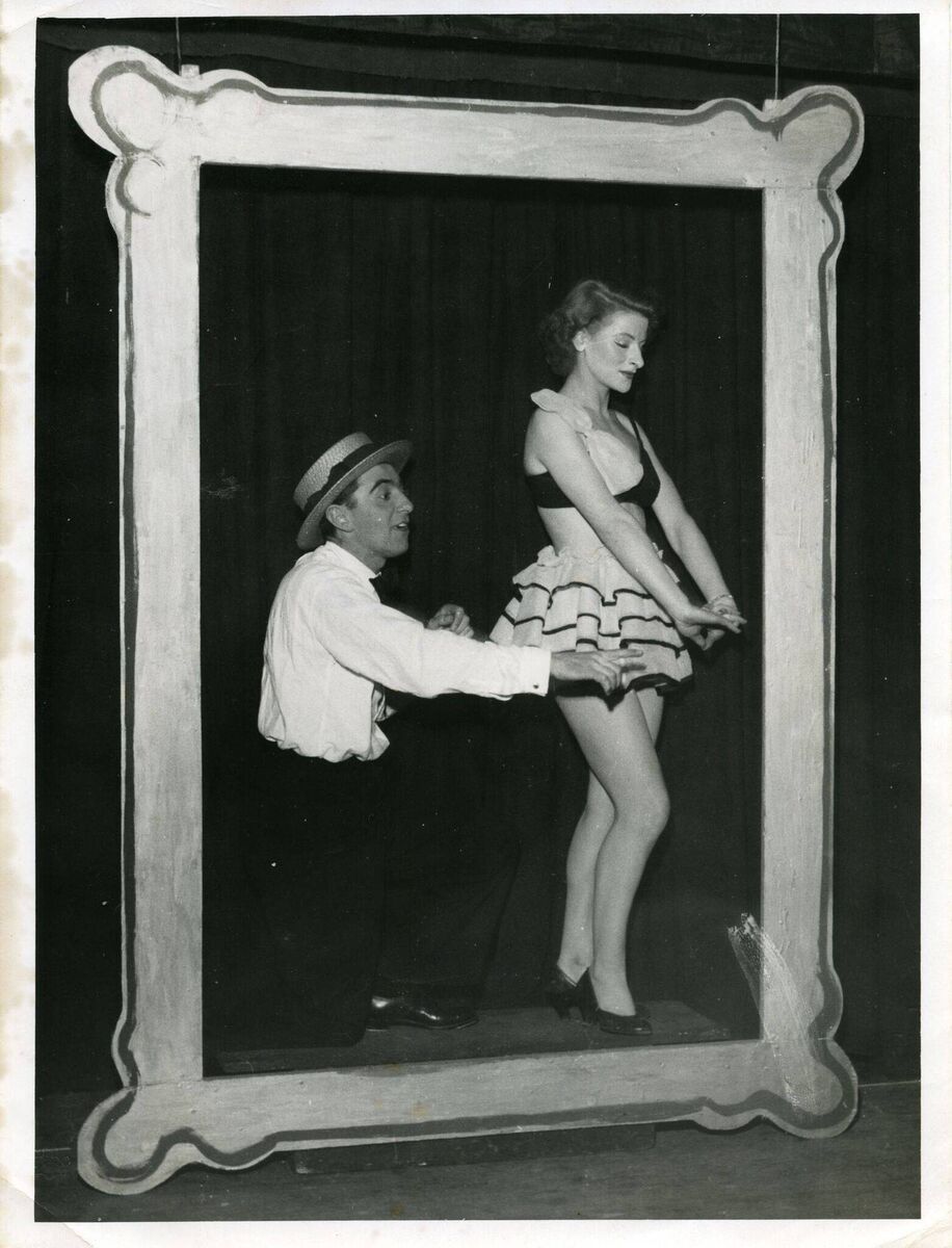 Genevieve Lyons at the Pike Theatre in 1954. Picture courtesy of the Genevieve Lyons Archive, University College Galway Library 