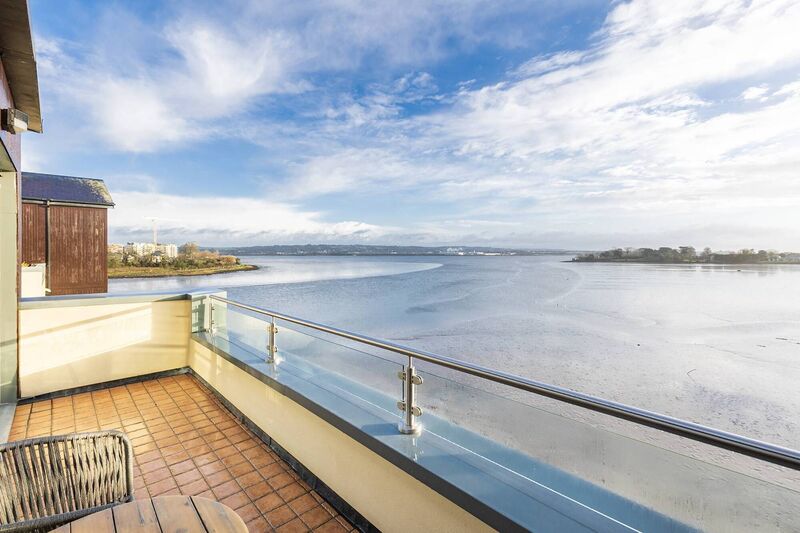 Wide estuary views from the balcony