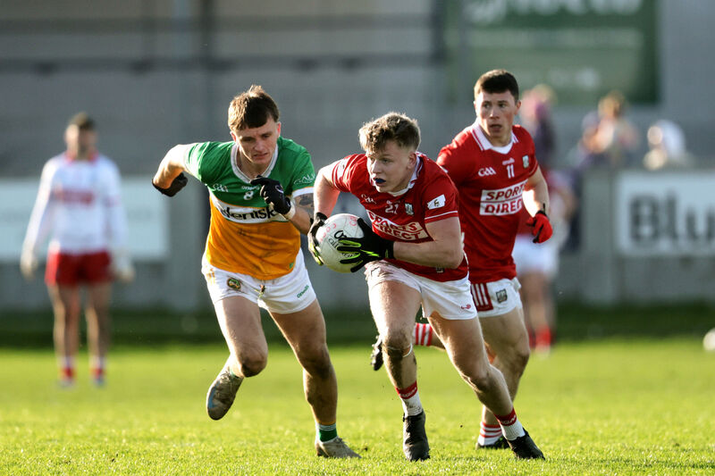 Cork's Dara Sheedy in action against Offaly. Picture: INPHO/Bryan Keane
