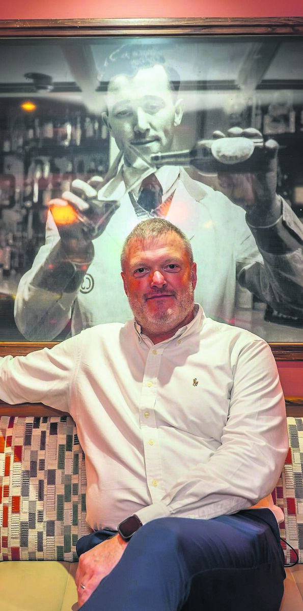 Donal O’Sullivan behind the bar at Ó Súilleabháin’s Bar & Restaurant in Douglas. 	Picture: Noel Sweeney
                    