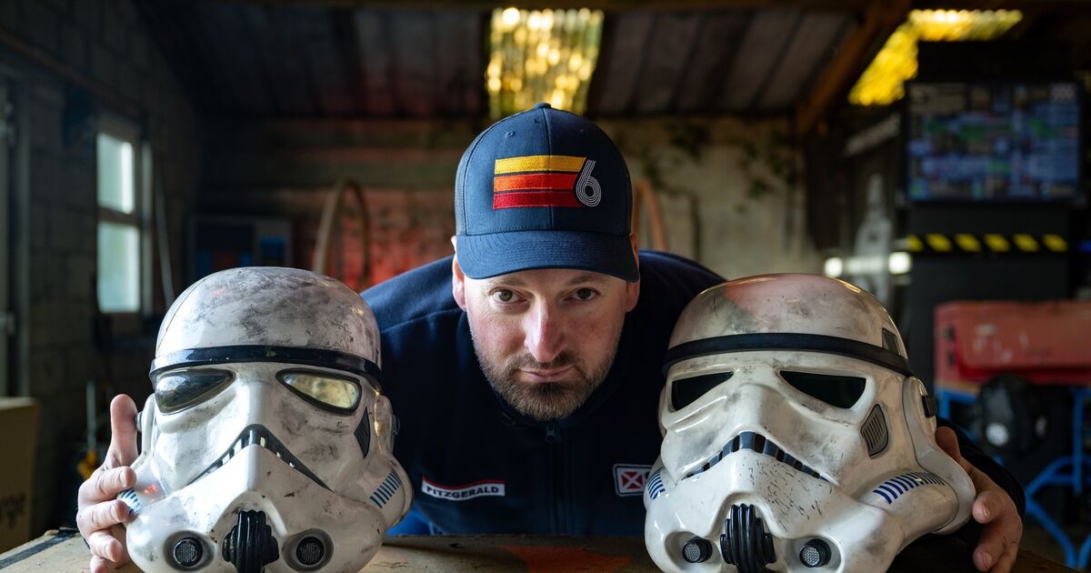 Inside Michael Fitzgerald’s recycled sci-fi film studio