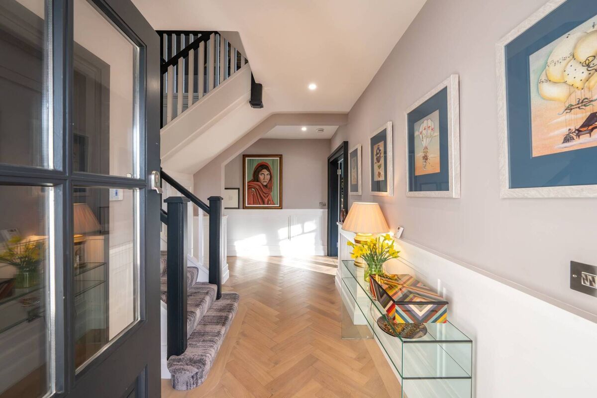 The stylish hallway at Estoril