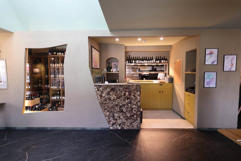 Fawn Restaurant Oranmore, Co Galway:The reception area at Fawn Restaurant, Oranmore. Photograph: O'Shughnessy