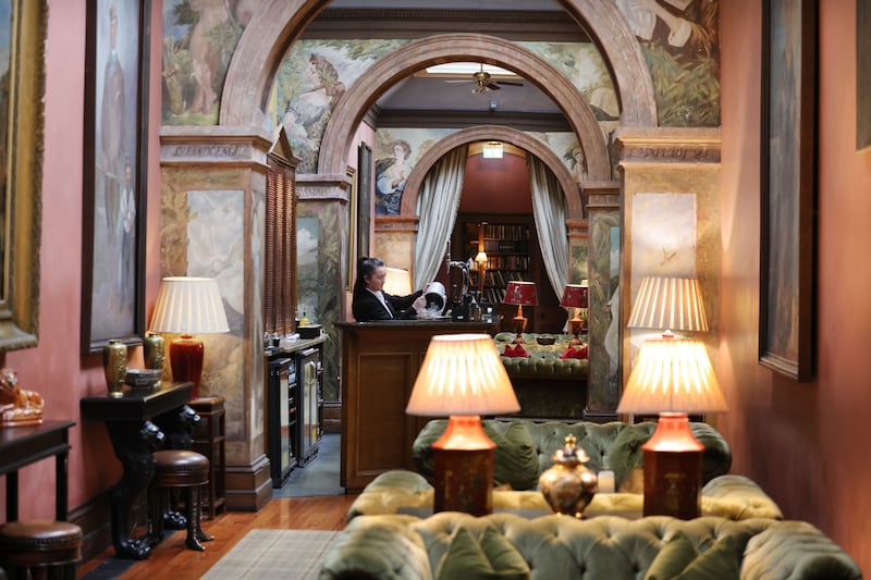 Castle Leslie: The divided estate is back together after four decades of work spearheaded by Sammy Leslie. Photograph: Alan Betson