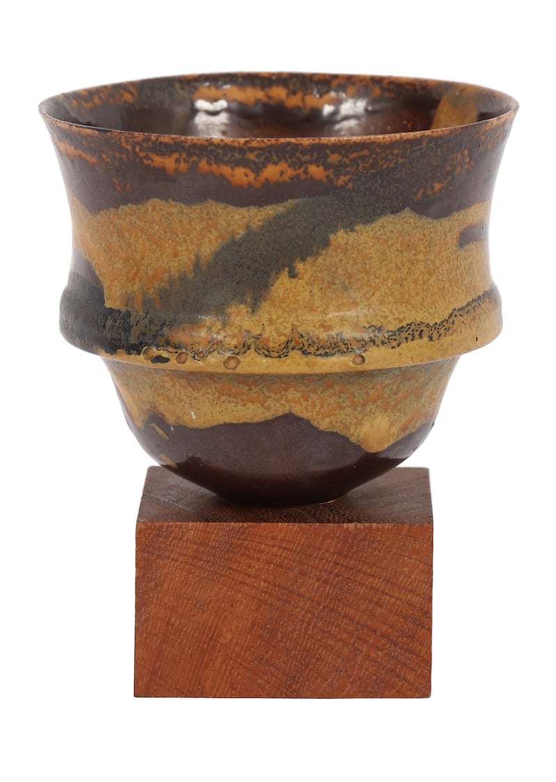 Irish landscape vessel (€500-€800) by Sonja Landweer, also at Sheppard’s