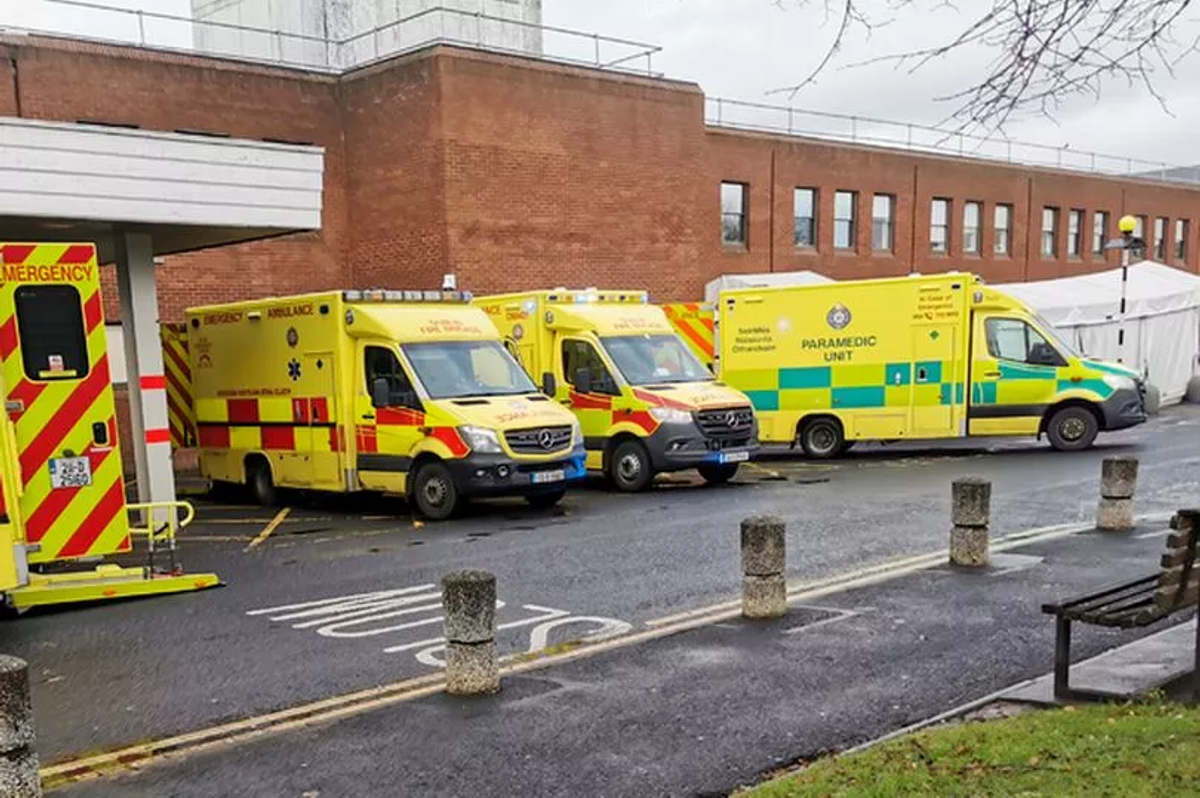 The man was taken to Beaumont Hospital, where he was later pronounced deceased