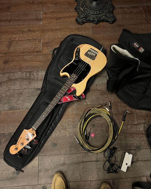 One of the guitars reported stolen following the van break-in in the early hours of Sunday morning. Pic: Legss