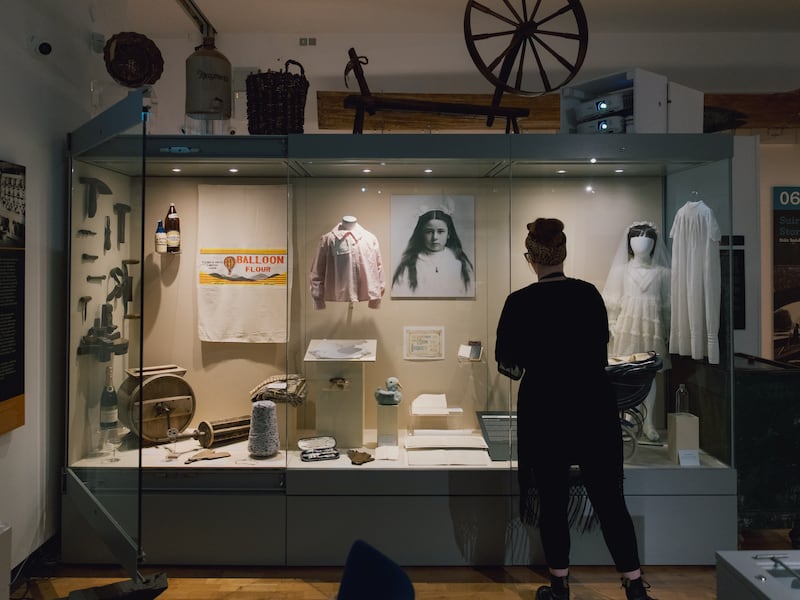 Petronell's grieving mother collected together some of her daughter’s possessions and stored them in a box. Some of these objects are now on display in Clonmel, with the exhibition proving popular among museum visitors. Photograph: Dan Dennison 