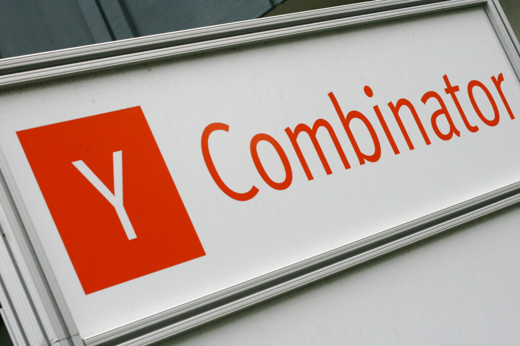A Y Combinator sign