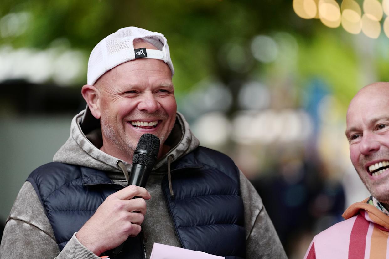 MARLOW, ENGLAND - MAY 15: Tom Kerridge attends the Pub In The Park Marlow Charity Gala 2025 in Higginson Park on May 15, 2025 in Marlow, England. (Photo by Ki Price/Getty Images)