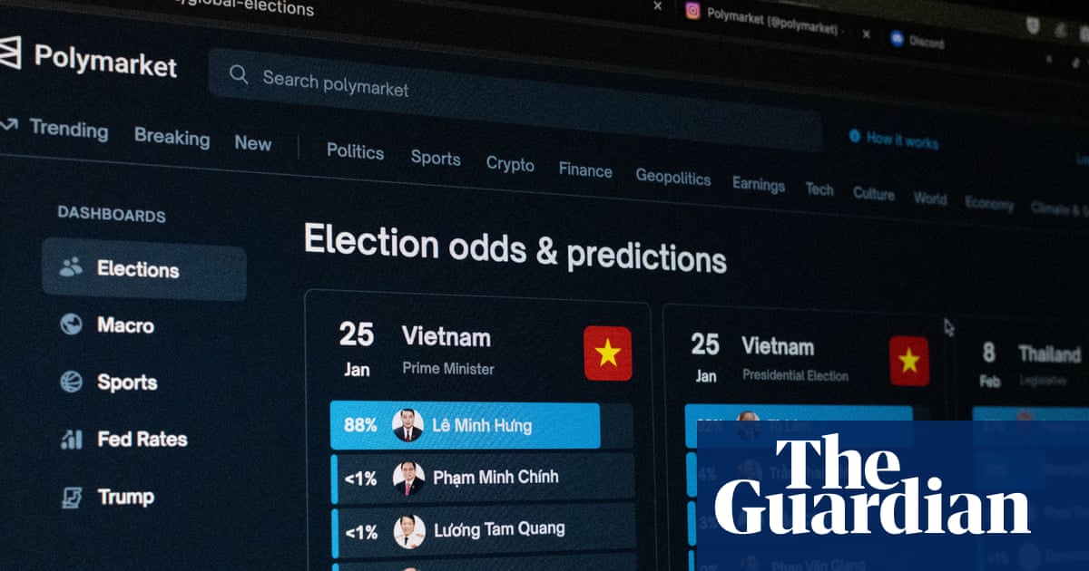 ‘Another way to gamble money’: booming prediction markets prompt confusion and concern | Gambling