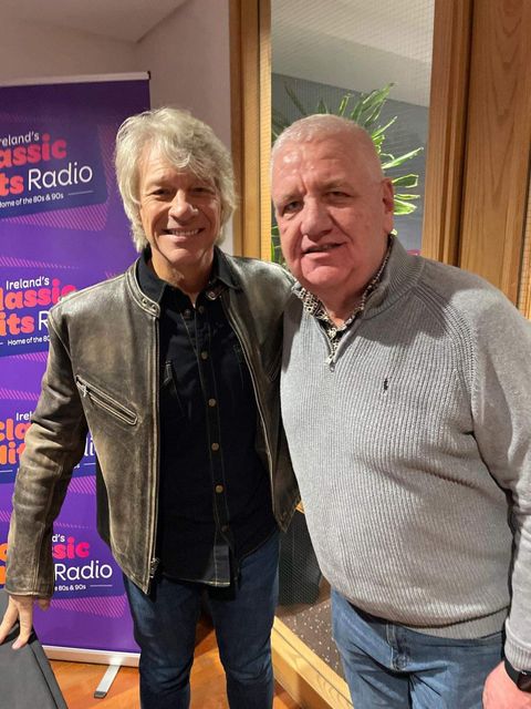 Dave Kelly with Jon Bon Jovi
