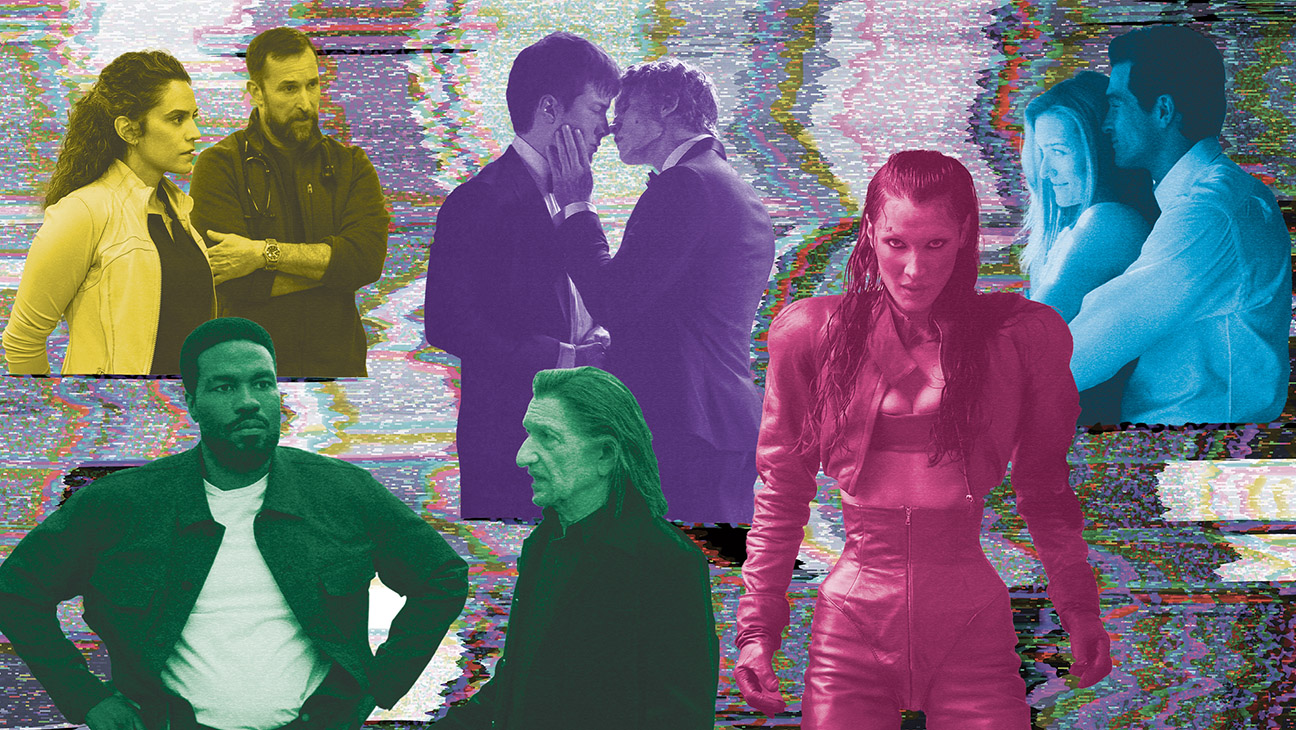 From left: The Pitt, Wonder Man, Heated Rivalry, The Beauty, Love Story: John F. Kennedy Jr. & Carolyn Bessette