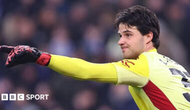 Fernando Alonso driving the 2026 Aston Martin during testing in Bahrain