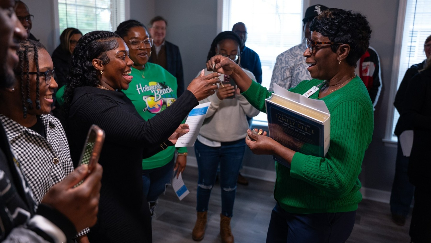 No lotteries or inheritances—a single mother truck driver with two children receives a donated home and changes her life in the United States