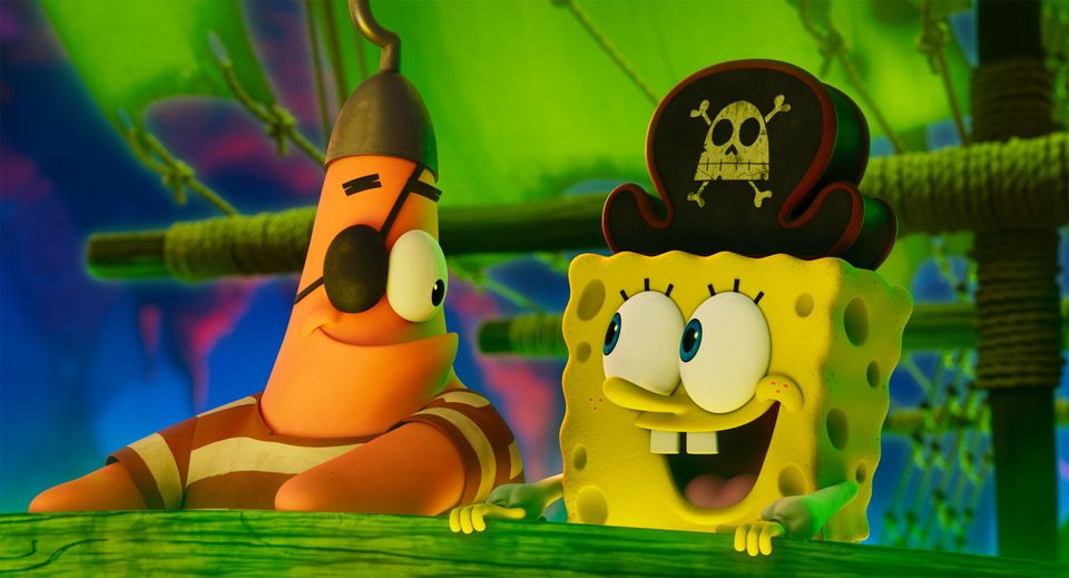 Patrick and SpongeBob in The SpongeBob Movie: Search For SquarePants