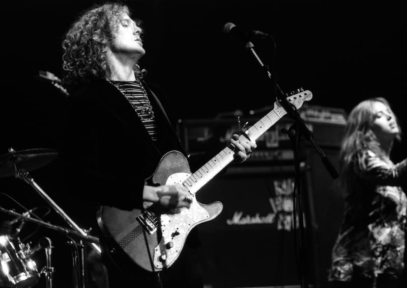 Glen Hansard and Noreen O'Donnell of The Frames at the Town & Country Club, London, in 1992. Photograph: Ian Dickson/Redferns