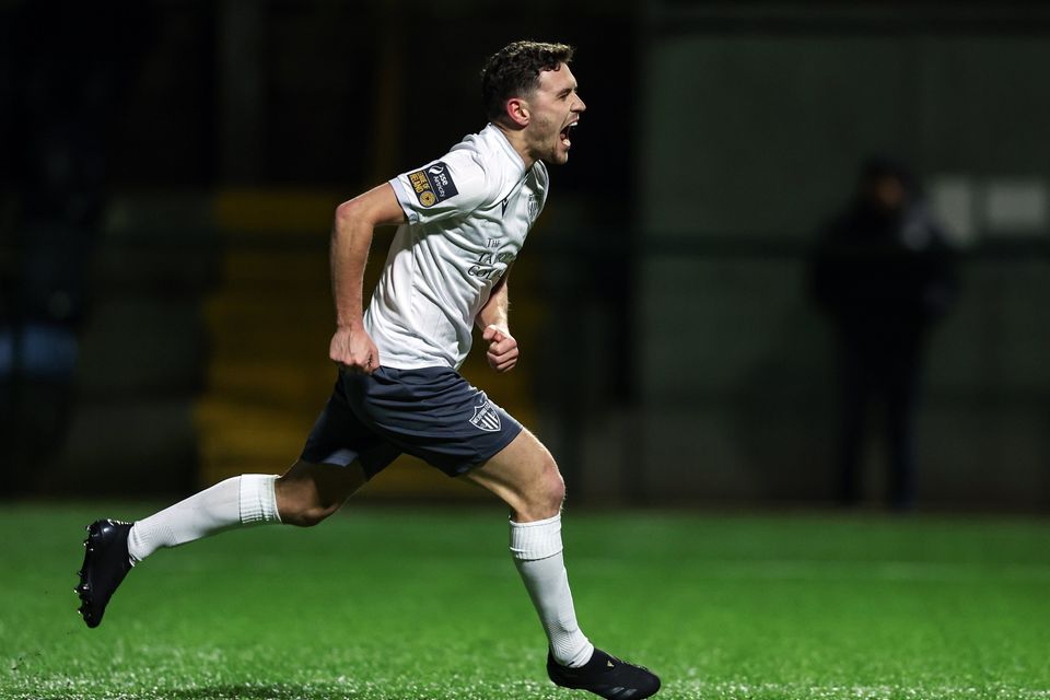 Max Murphy scored Wexford FC's second goal against Athlone Town. Photo: Michael P Ryan/Sportsfile