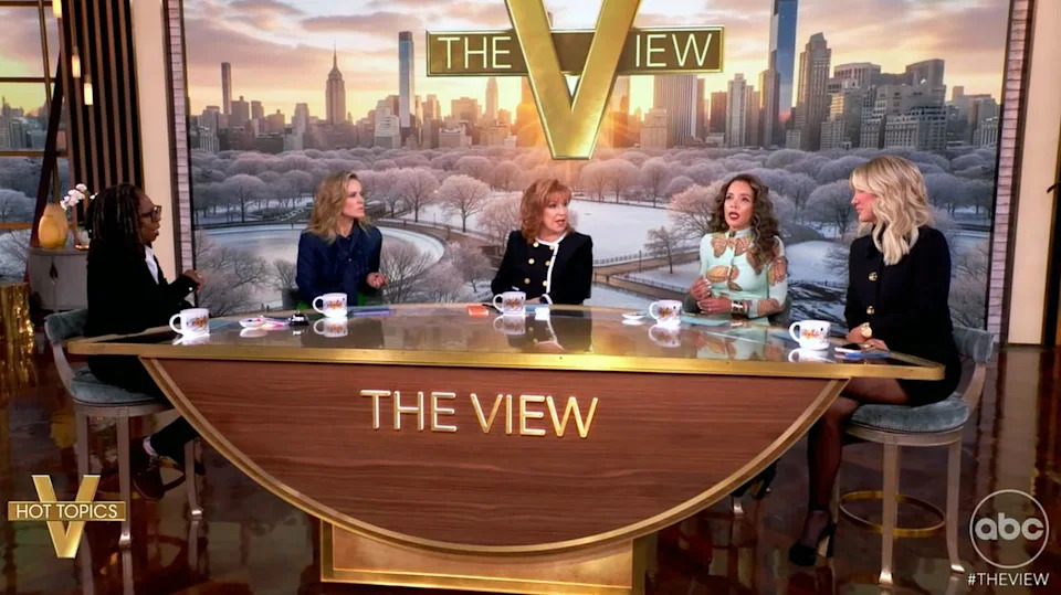 Whoopi Goldberg, Sara Haines, Joy Behar, Sunny Hostin, and Savannah Chrisley on 'The View' ABC
