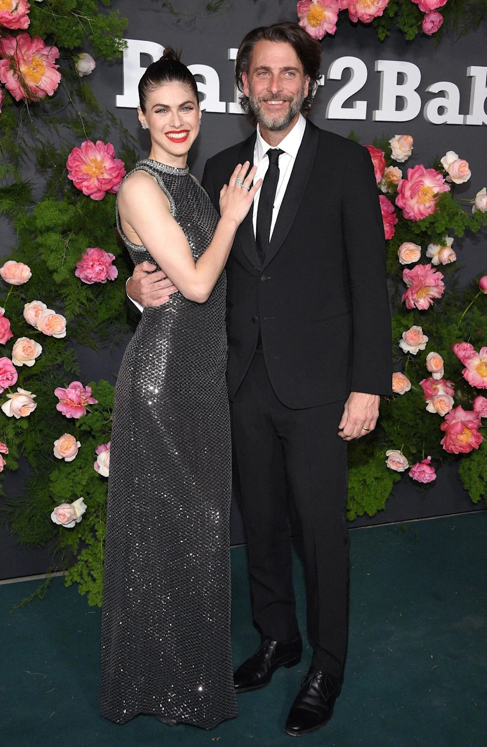 Alexandra Daddario and Andrew Form at Baby2Baby Gala