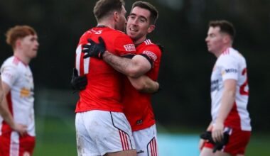 Cork push clear of Meath at top of Division 2 as Louth record first win over Tyrone in 32 years