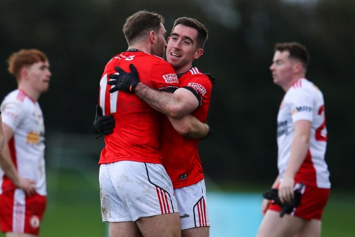 Cork push clear of Meath at top of Division 2 as Louth record first win over Tyrone in 32 years