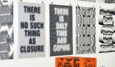 The experimental graphic design work of Ward Goes sits at the intersection of type and materiality