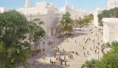 College Green civic plaza design revealed eight years on from last plans – The Irish Times