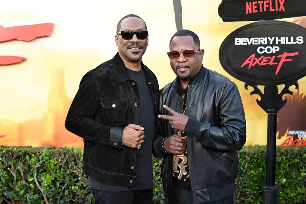 eddie murphy and martin lawrence beverly hills cop premiere
