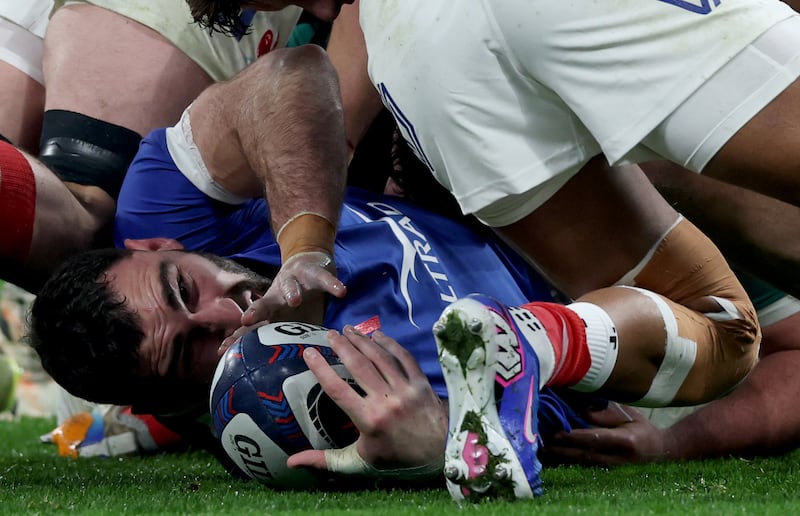 France's Charles Ollivon. Photograph: Billy Stickland/Inpho