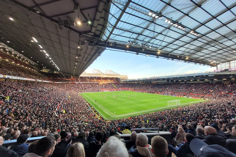 Manchester United's Old Trafford stadium. Photo: Jack Bennett