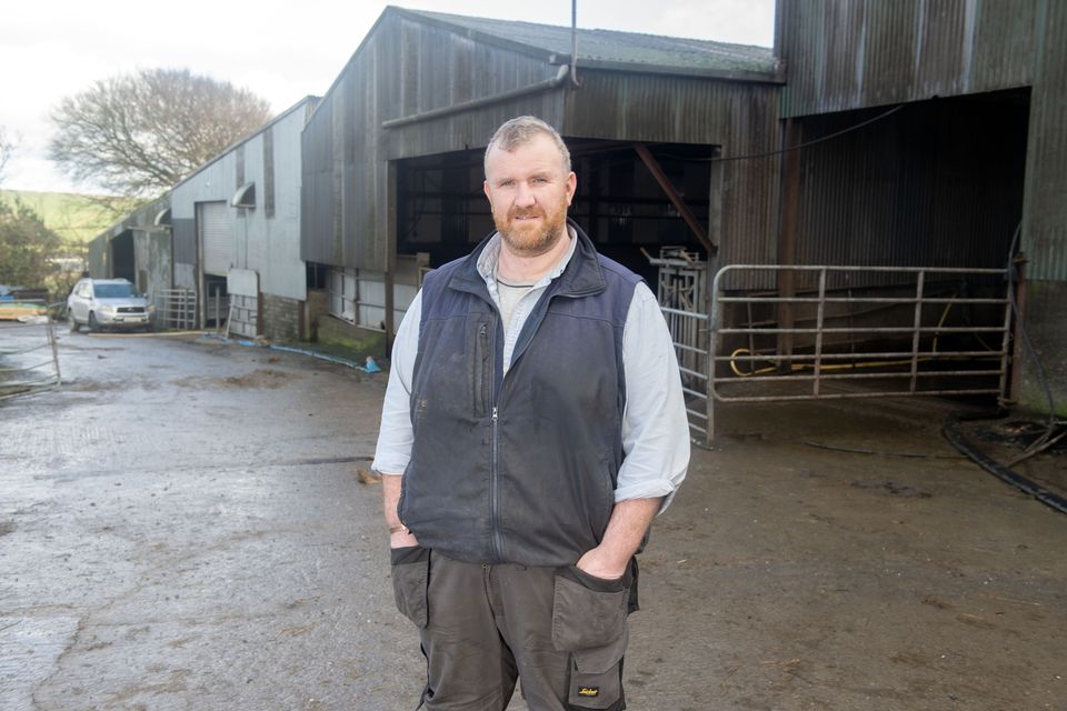 Brian Galvin on his home farm in Kilbrittain, West Cork, where he operates his business. Photos: Michael Mac Sweeney