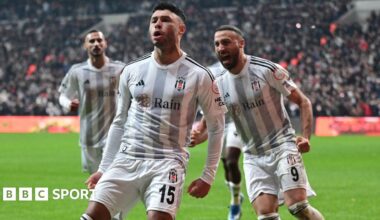 Alex Oxlade-Chamberlain playing for Besiktas