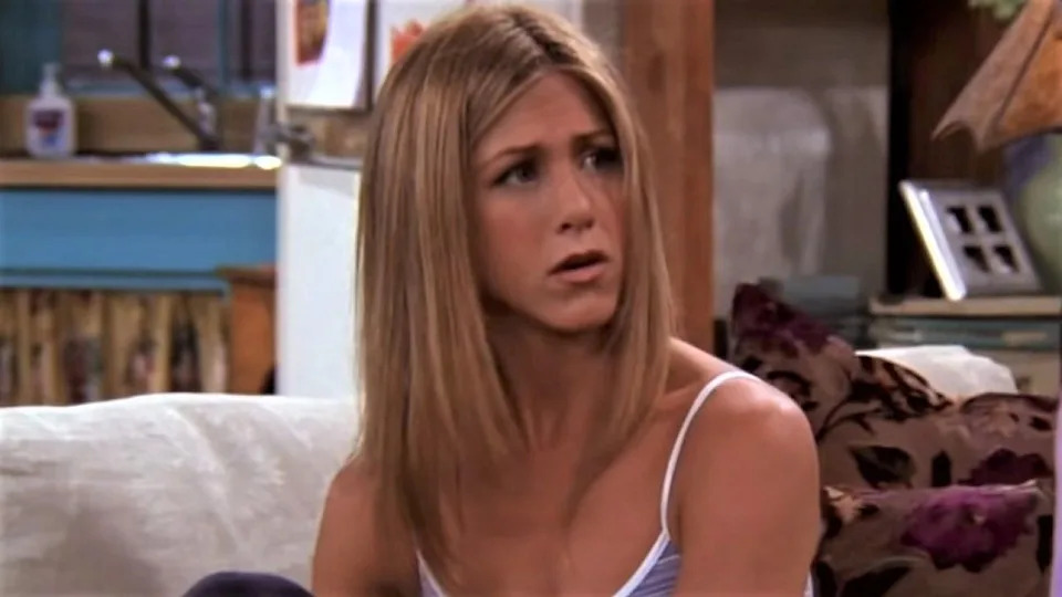  Jennifer Aniston as Rachel Green on Friends. 