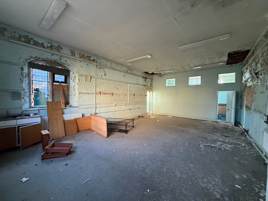 An old staff room at Fortview School, Newtownbutler Road, Clones, Co Monaghan