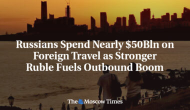 Russians Spend Nearly $50Bln on Foreign Travel as Stronger Ruble Fuels Outbound Boom
