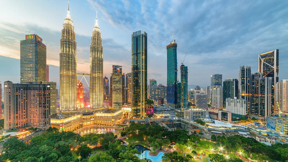 The KLCC Park in Kuala Lumpur