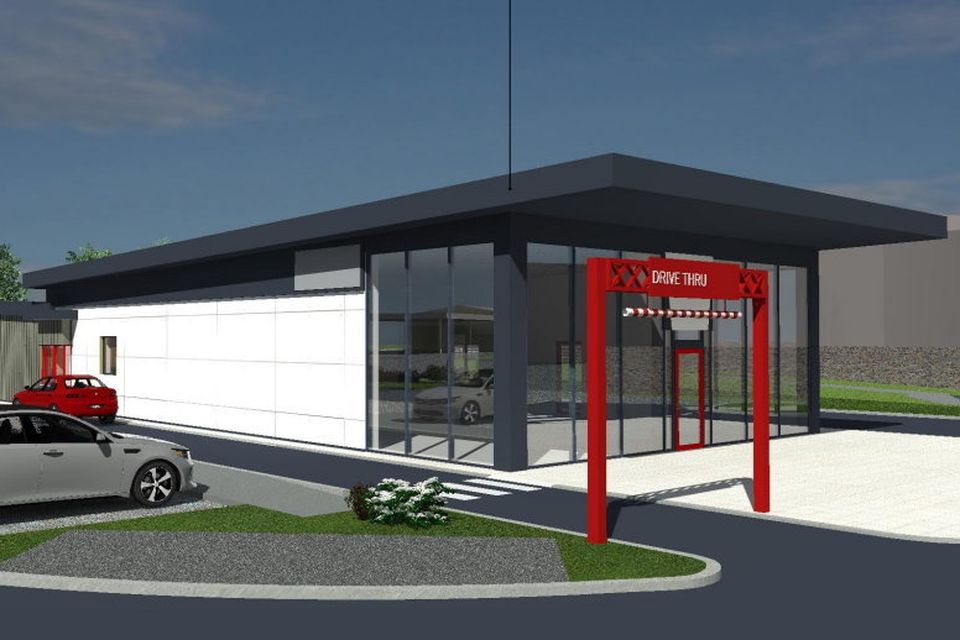 Image of what the proposed building will look like. Photo from planning files for project.