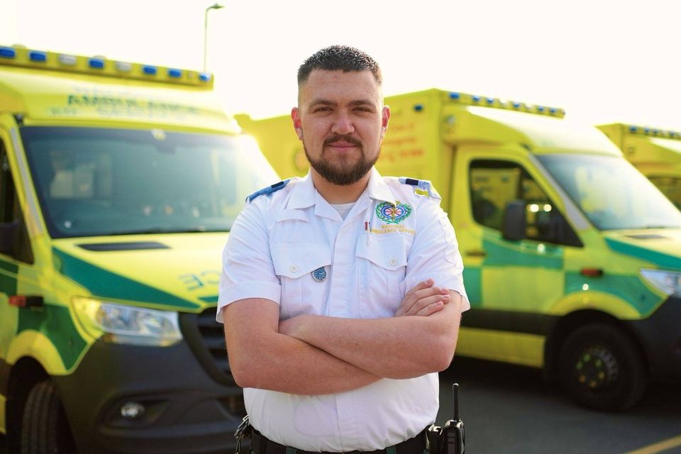 Paramedic with the National Ambulance Service Nathan O'Connor.