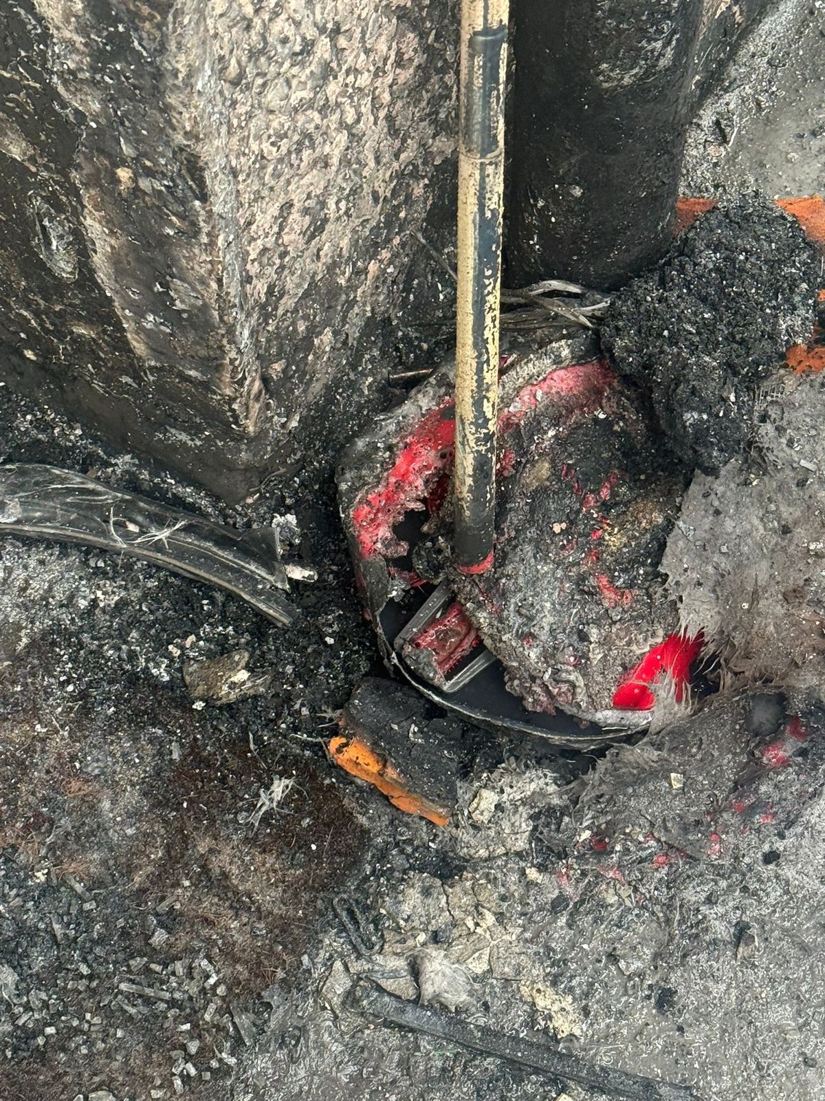 The family's home and belongings have been wrecked