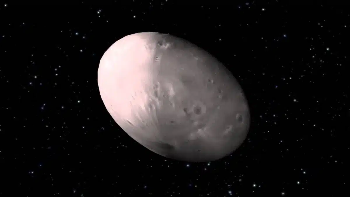 A Captivating View Of Pluto's Moon Nix